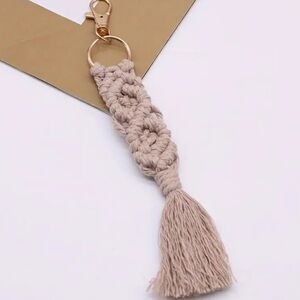 🩷5/$15🩷 Cotton rope macrame keychain